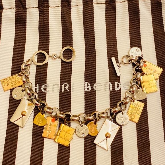Henri Bendel Love Letters Charm Bracelet - Picture 14 of 16